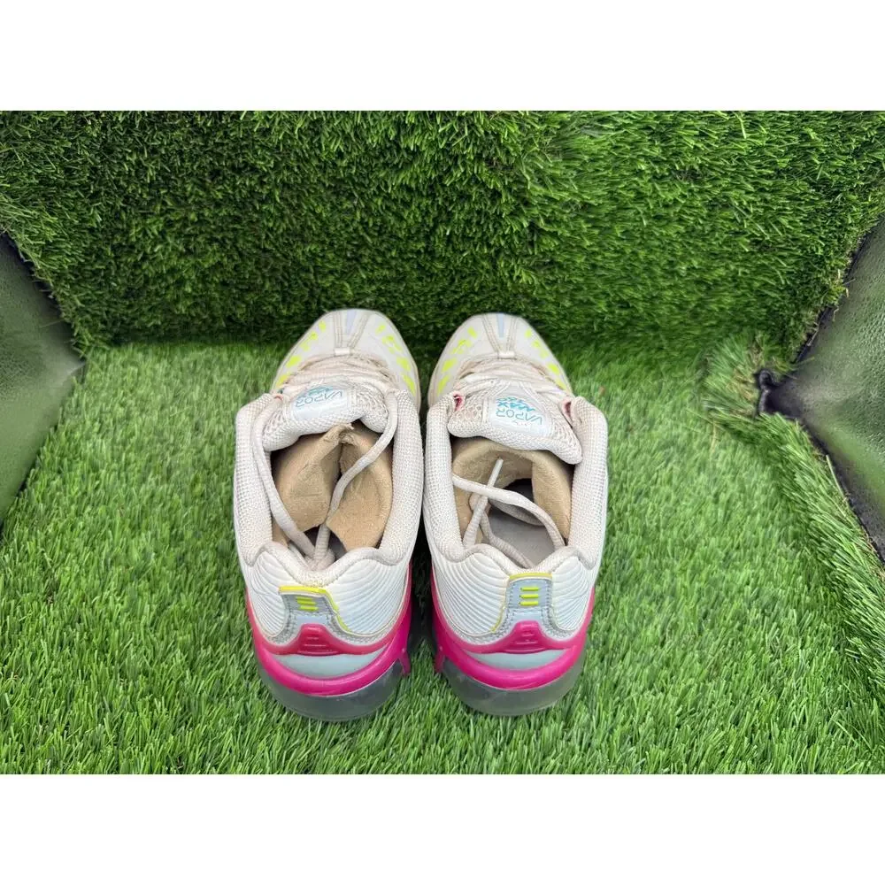 Nike Air VaporMax 360 CQ4538-001 Athletic Sneaker Womens 7.5 White Synthetic Gym